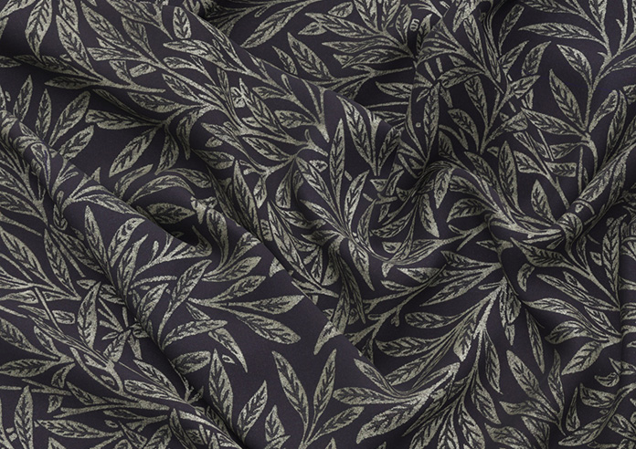 William Morris Willow, Woven Indigo - Roman Blind - Image 4